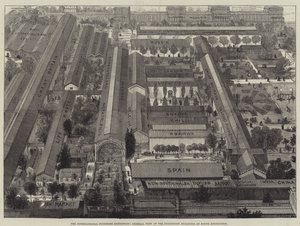 国際水産展、サウスケンジントンの展示棟の概観 作： Thomas Sulman